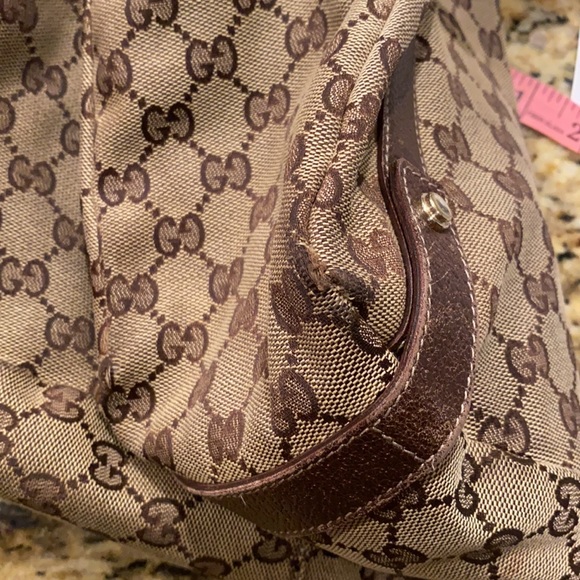 Vintage Gucci canvas bag - Picture 6 of 7